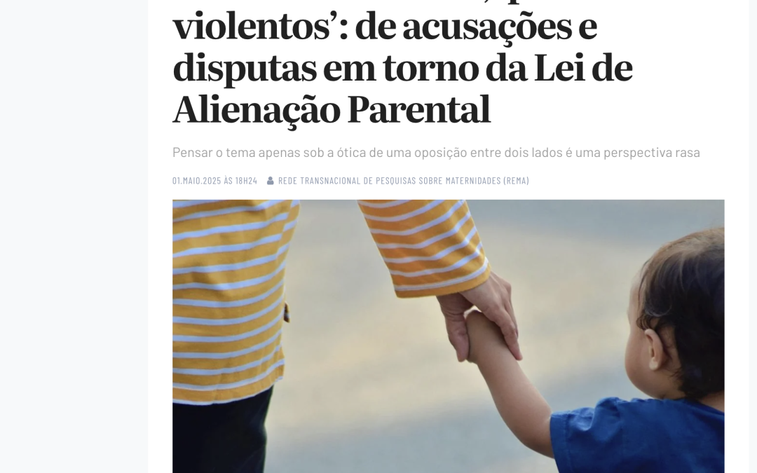 Coluna da REMA no Brasil de Fato retoma publicações com artigo sobre alienação parental